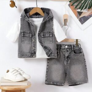 Baby Boy Sleeveless Track Suit